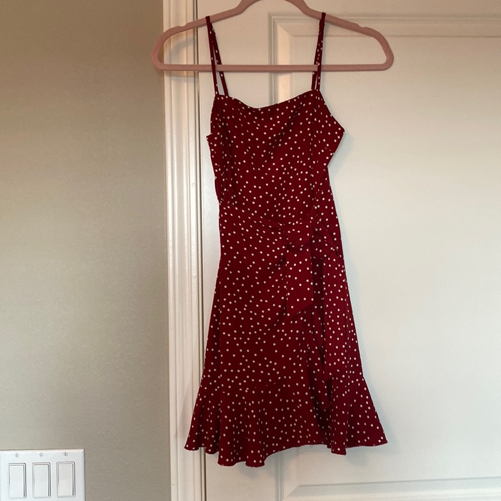red dress